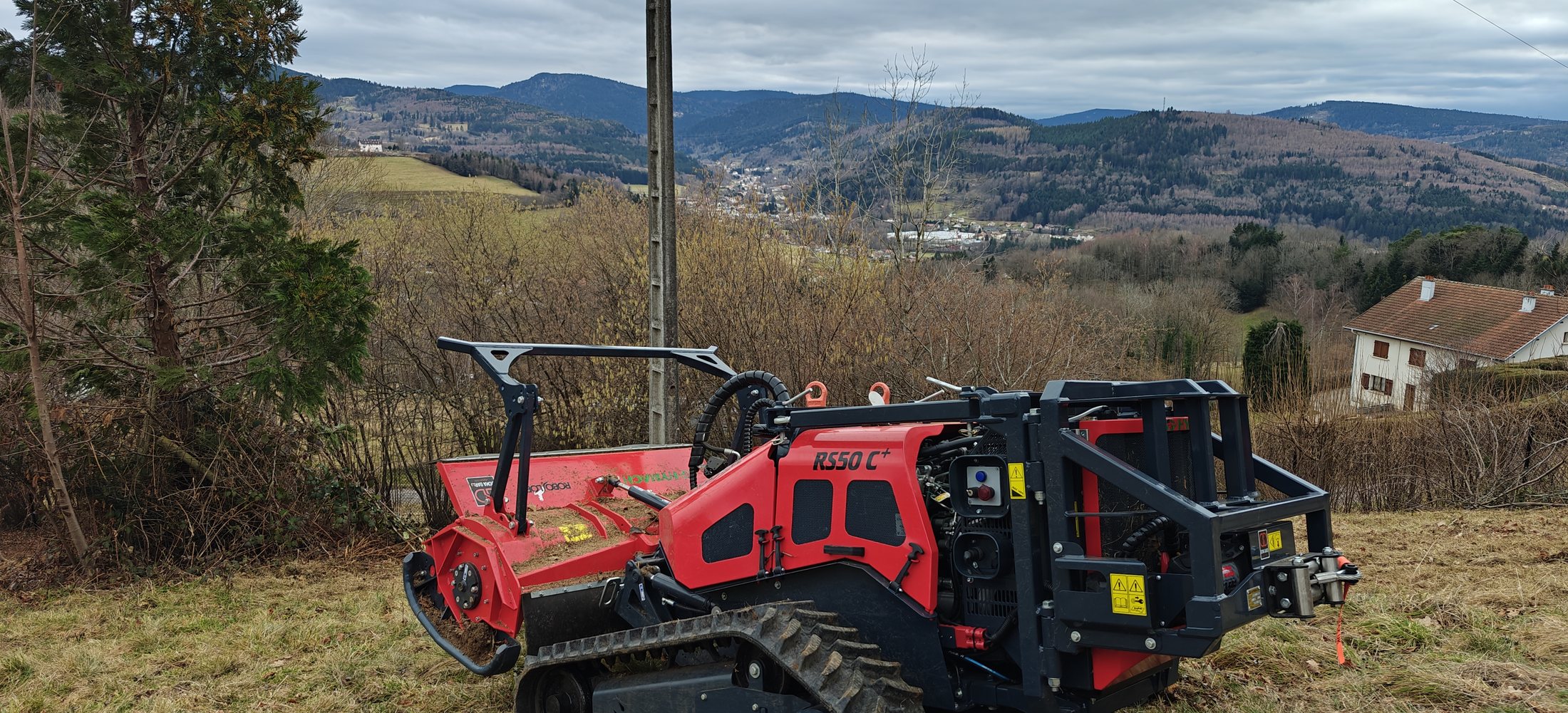 Intervention de débroussaillage Deod'Arbres